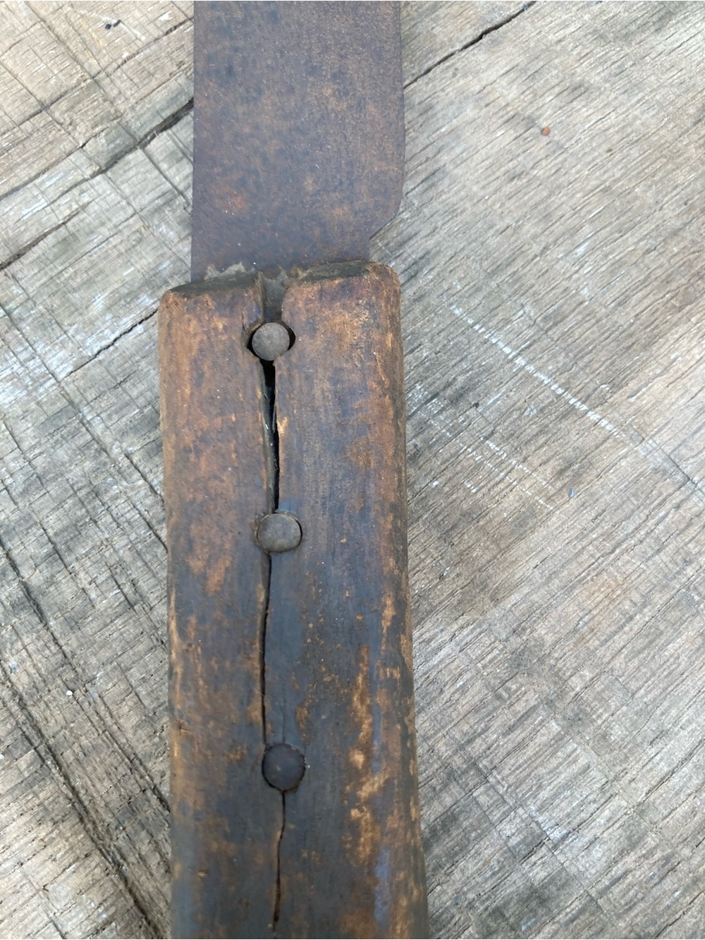 Damaged! Vintage Farm Knife 16” Long - Picture 5 of 11